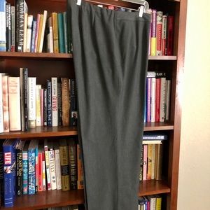 Woman Petite dark gray Talbots dress pants
